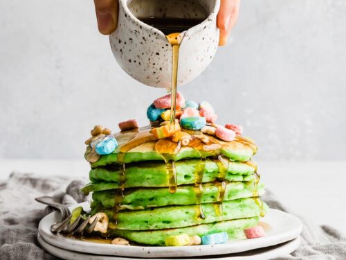 Lucky Charms Pancakes - Easy St. Patrick's Day Breakfast