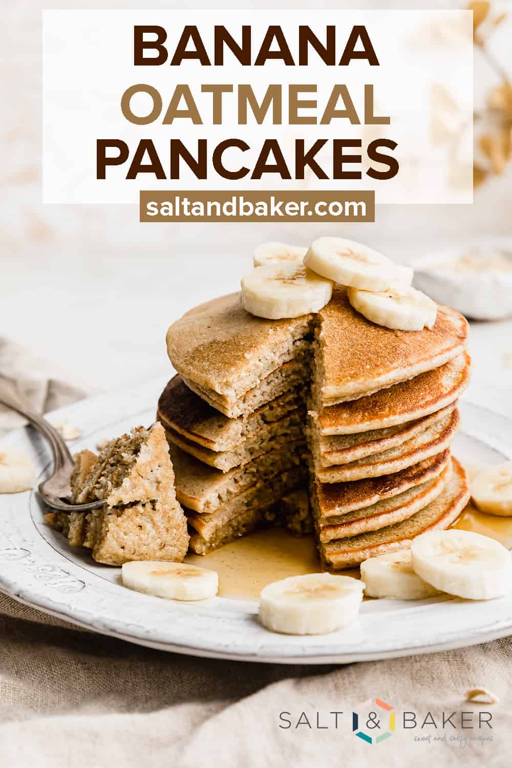 Low Calorie Banana Pancakes - Salt & Baker