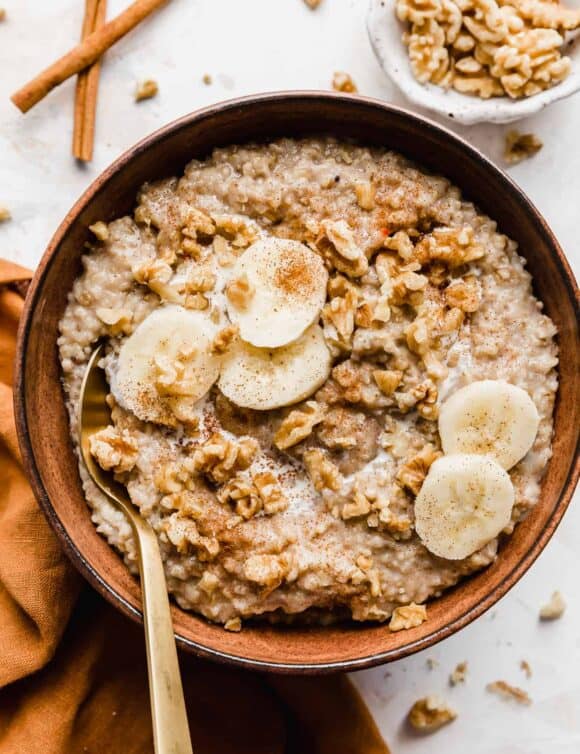 Banana Steel Cut Oats - Salt & Baker