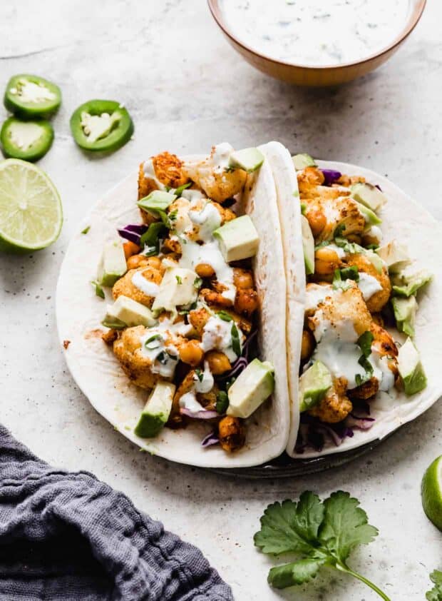 Cauliflower and Chickpea Tacos — Salt & Baker