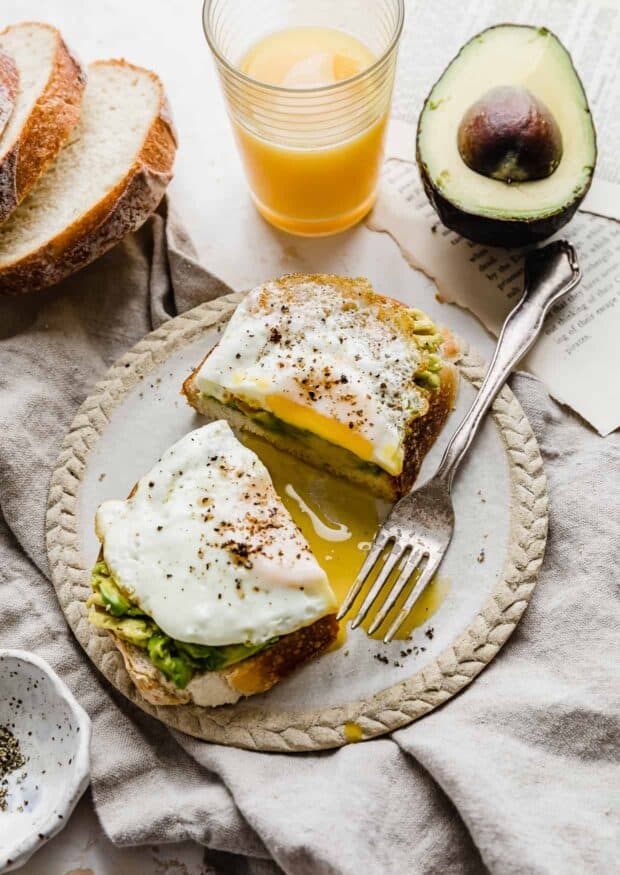 Avocado and Egg Toast - Salt & Baker