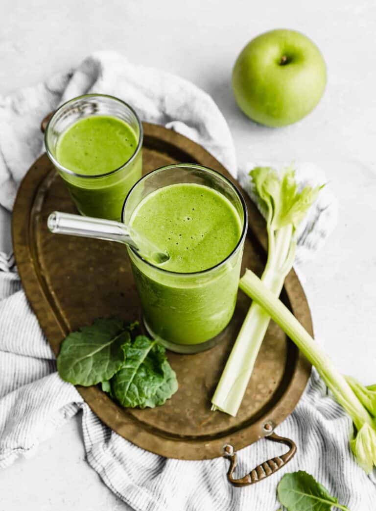 Apple Celery Smoothie (That Tastes Good!) — Salt & Baker