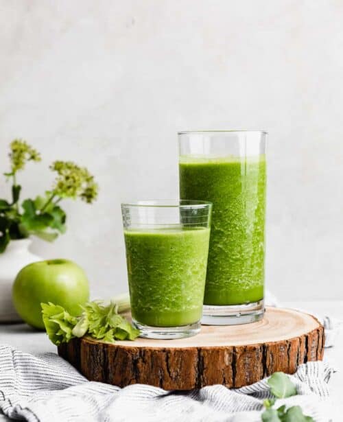 Apple Celery Smoothie (That Tastes Good!) — Salt & Baker