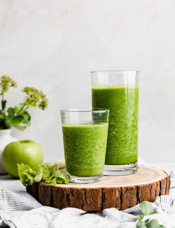 Apple Celery Smoothie (That Tastes Good!) — Salt & Baker