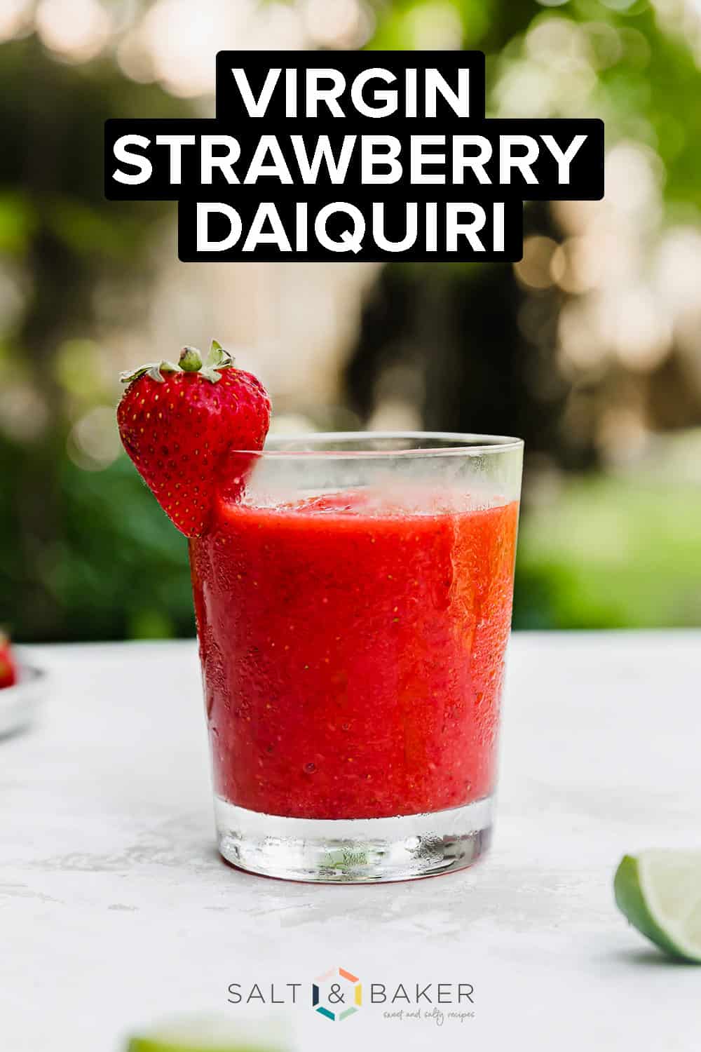 Virgin Strawberry Daiquiri - Salt & Baker