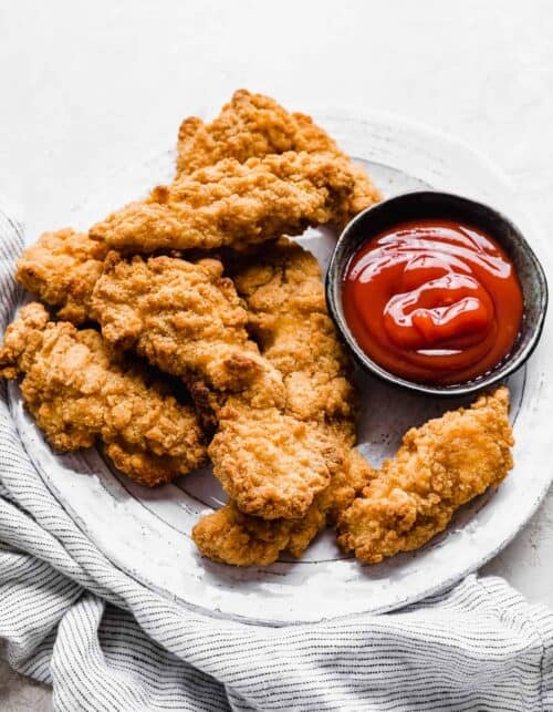 Air Fryer Frozen Chicken Tenders — Salt & Baker