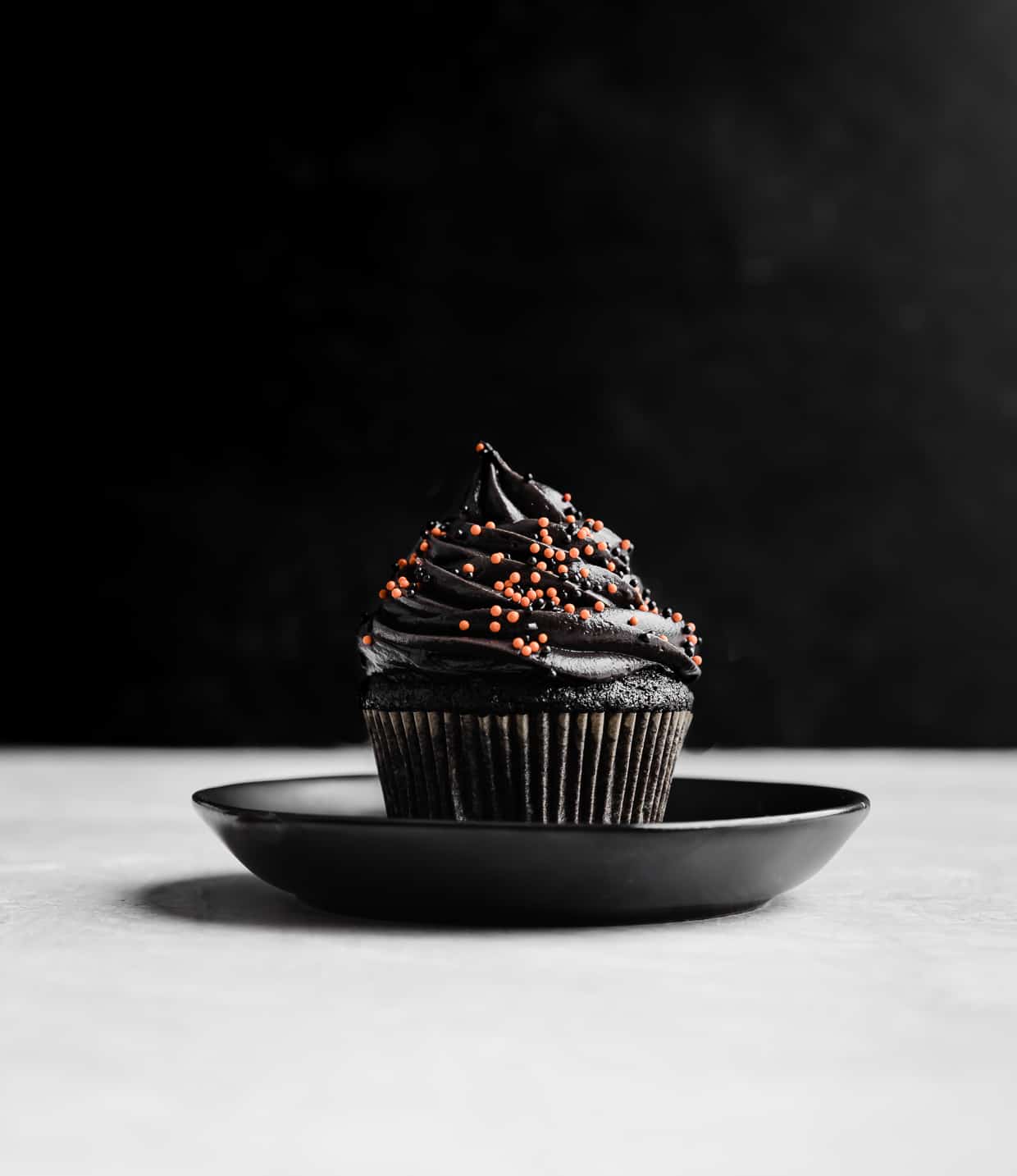 Black Cocoa Cupcakes