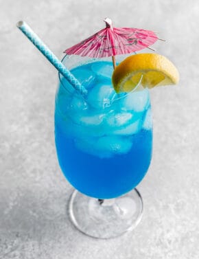 Blue Lagoon Mocktail