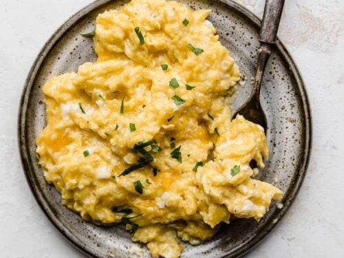 Mom's Favorite Cheesy Scrambled Eggs - 40 Aprons