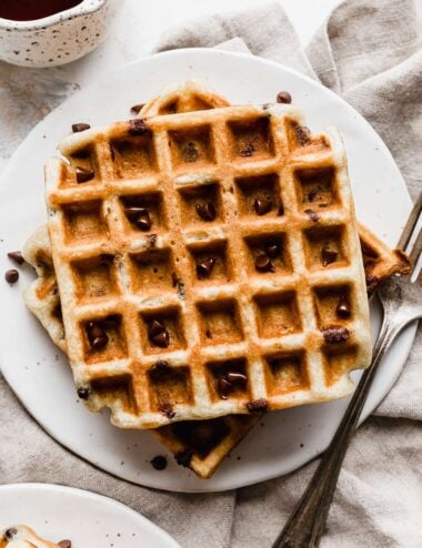 Chocolate Chip Waffles - Salt & Baker