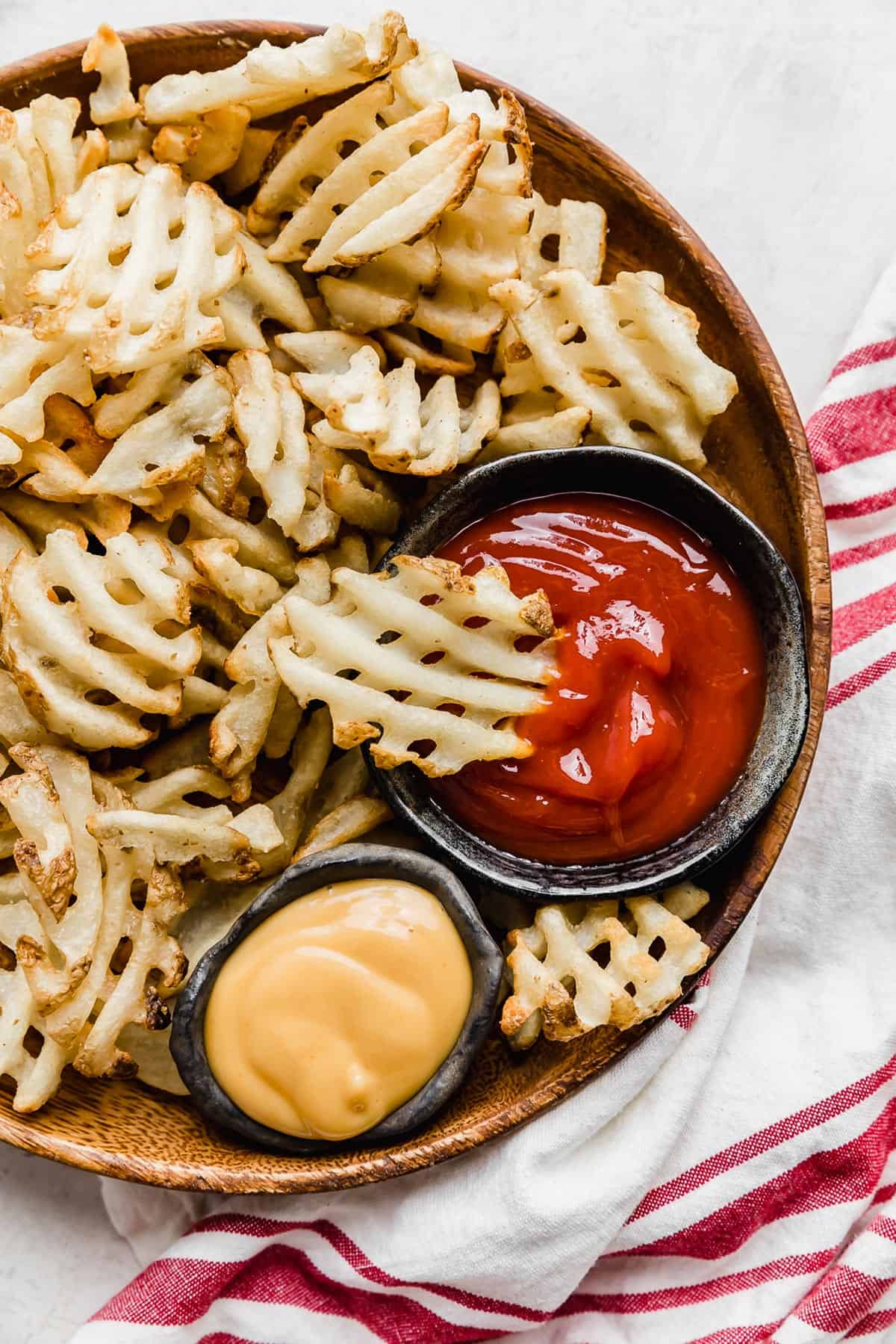 Homemade Chick-Fil-A Waffle Fries in the Air Fryer