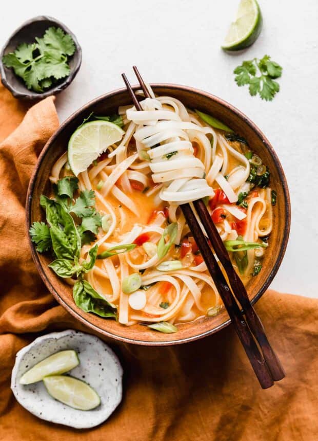 Thai Red Curry Noodle Soup - Salt & Baker