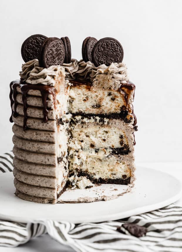 Coconut Cookies and Cream Cake - Salt & Baker