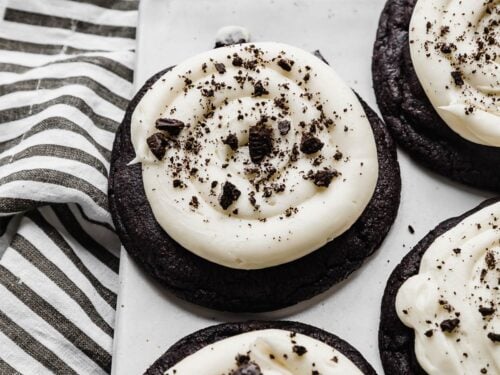 Crumbl Copycat) Chocolate Oreo Cookies — Salt & Baker