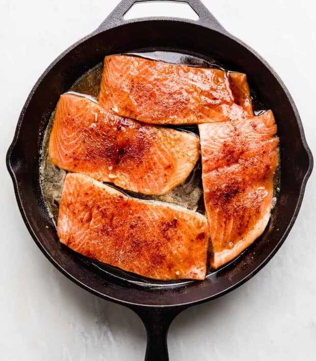 Honey Garlic Baked Salmon - Salt & Baker