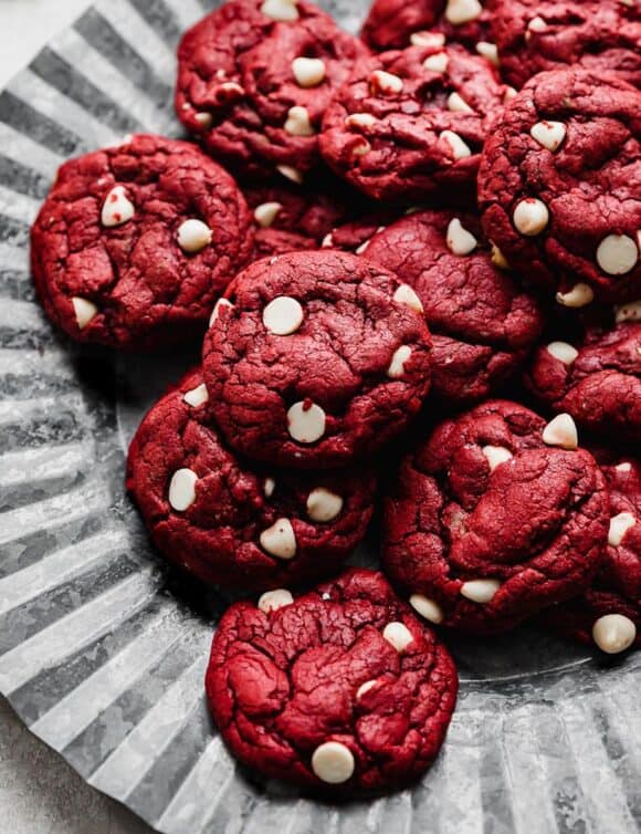 Red Velvet Cake Mix Cookies - Salt & Baker