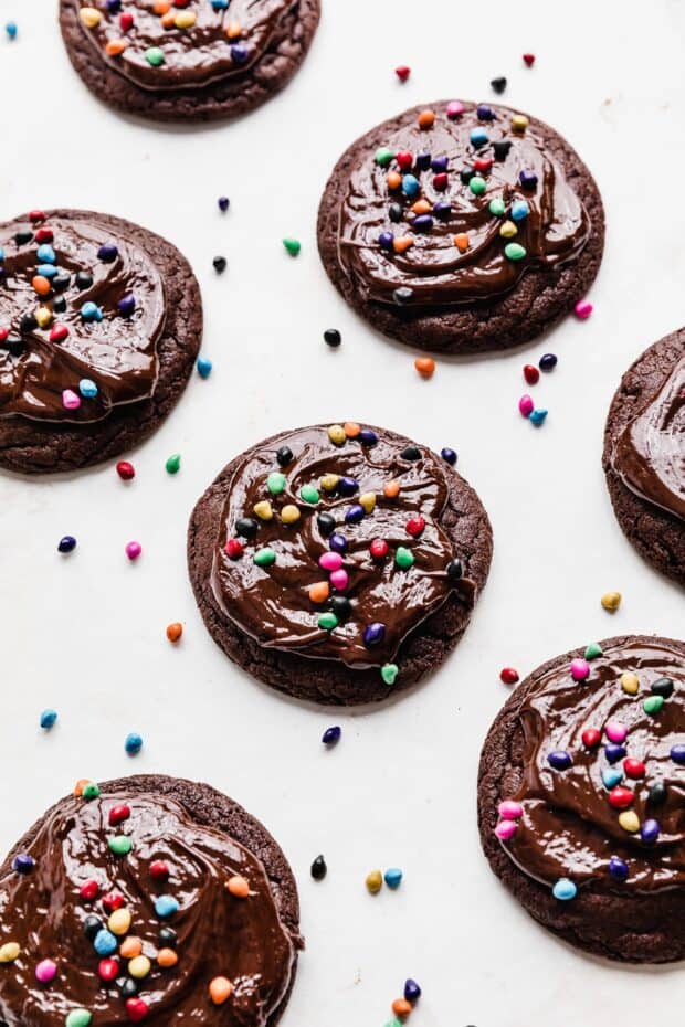 Crumbl Cosmic Brownie Cookies - Salt & Baker