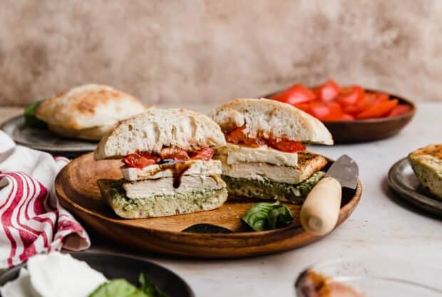 Chicken Caprese Sandwich - Salt & Baker