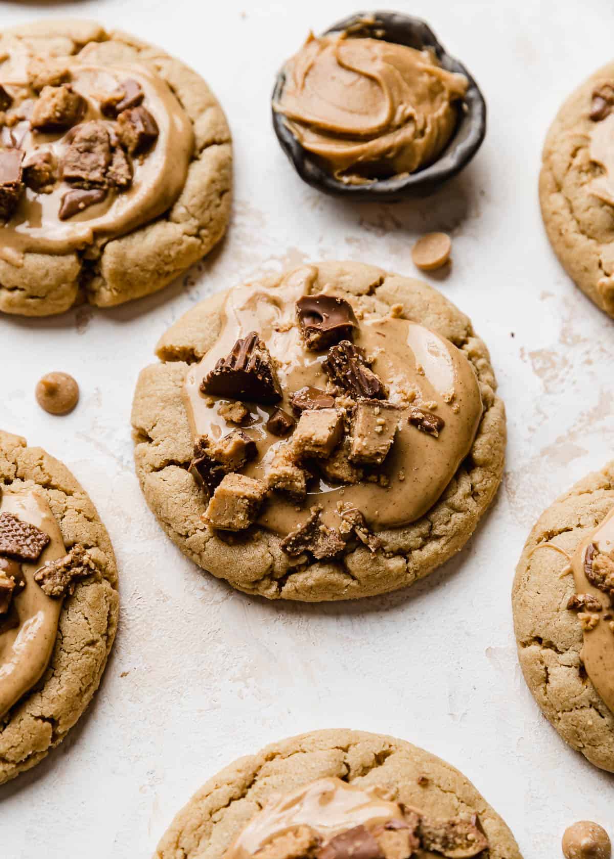 Crumbl Peanut Butter Cup Cookies Salt And Baker