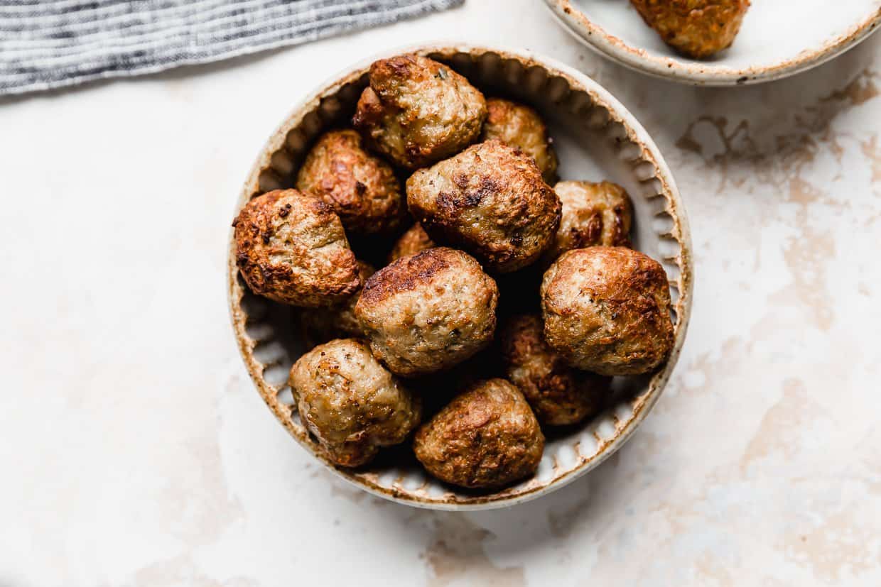 Frozen Meatballs in Air Fryer