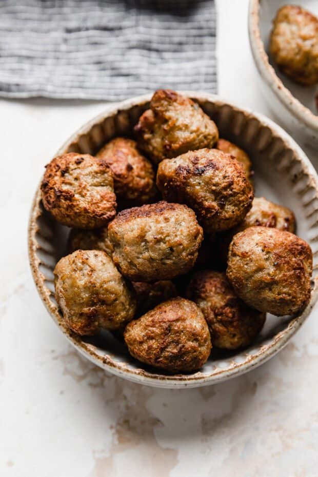 Frozen Meatballs in Air Fryer — Salt & Baker