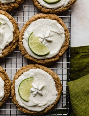 Crumbl Key Lime Pie Cookies