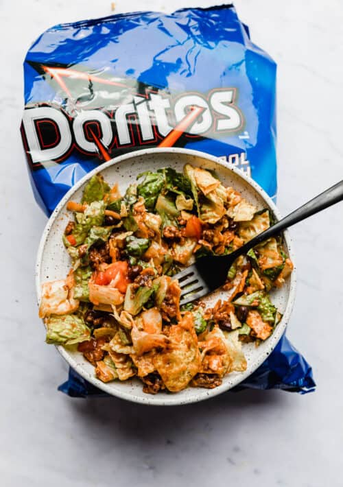 Doritos Taco Salad With Catalina Dressing — Salt And Baker