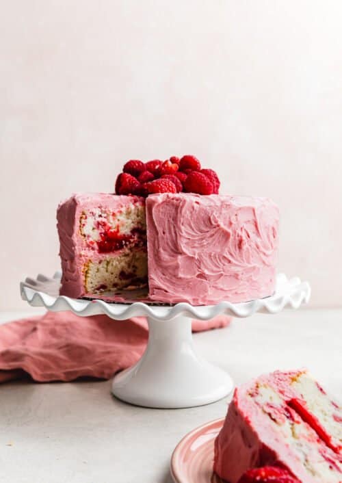 Lemon Raspberry Cake - Salt & Baker