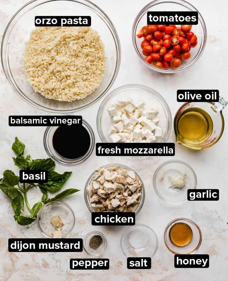 Caprese Orzo Salad - Salt & Baker