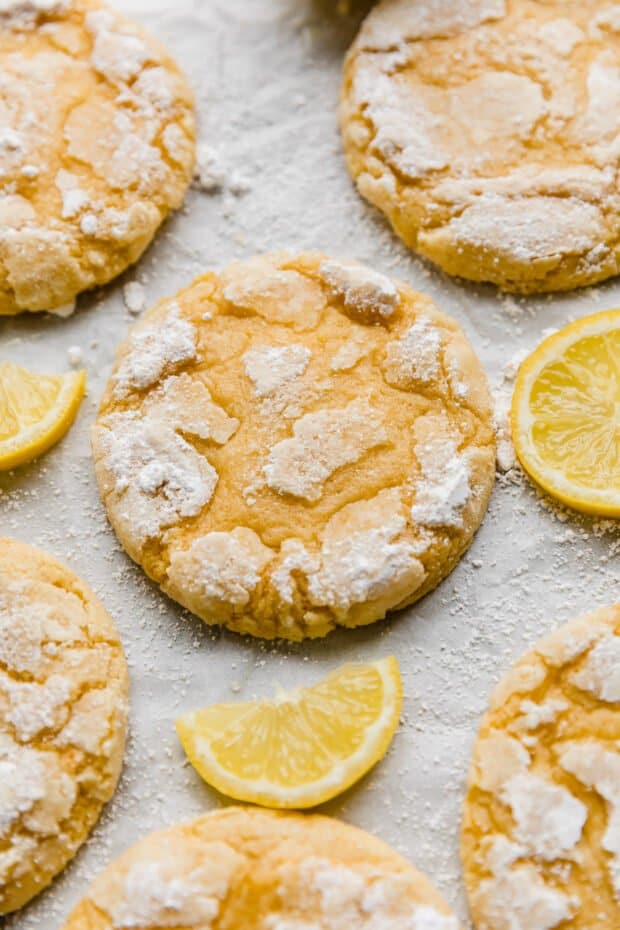 Lemon Crinkle Cookies