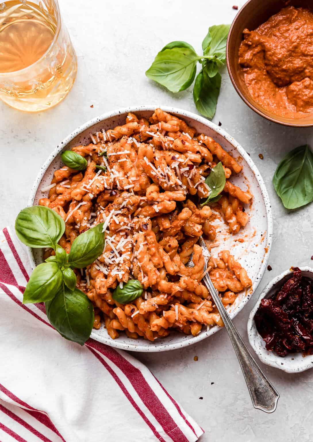 Red Pesto Pasta - Salt & Baker