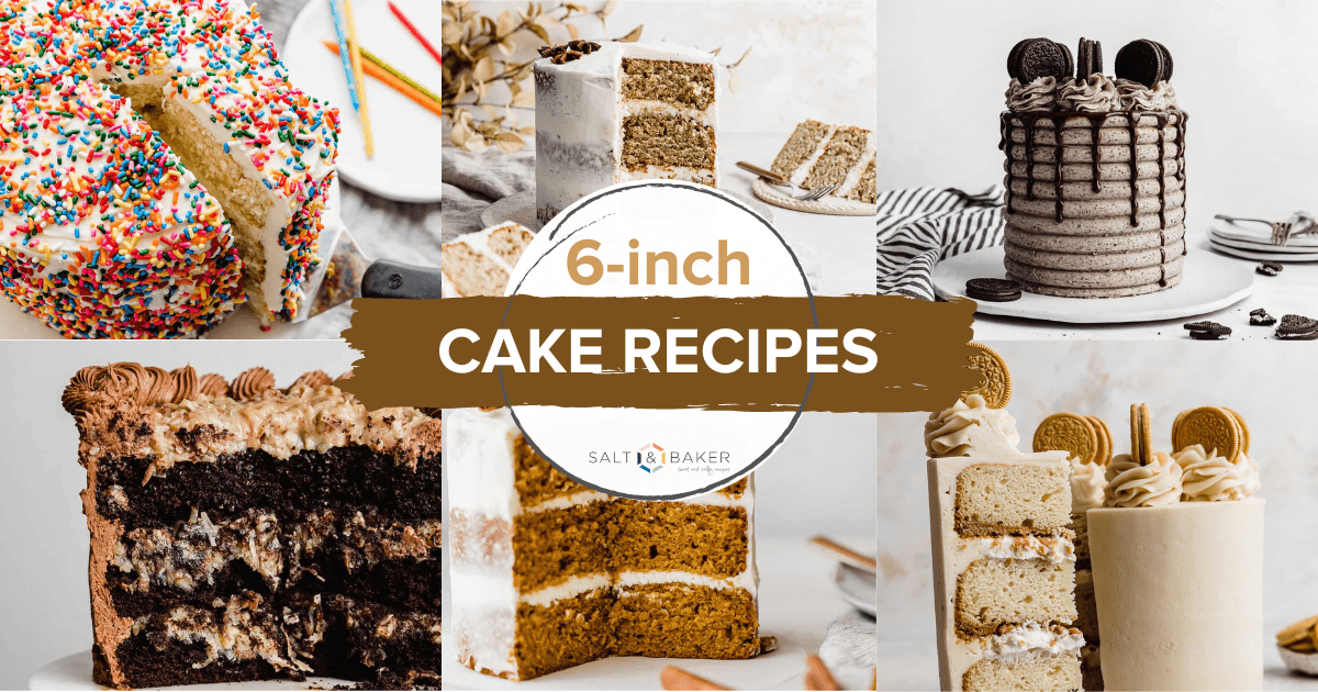 6 Inch Small Cake Recipe - Dessert for Two