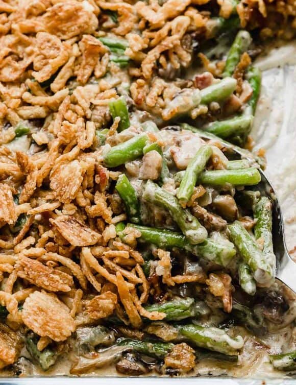 Bacon Green Bean Casserole - Salt & Baker