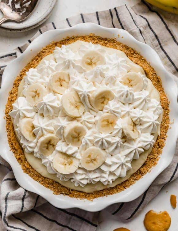 Old Fashioned Banana Cream Pie - Salt & Baker