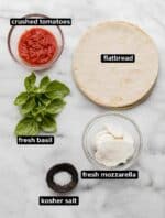 Margherita Flatbread - Salt & Baker