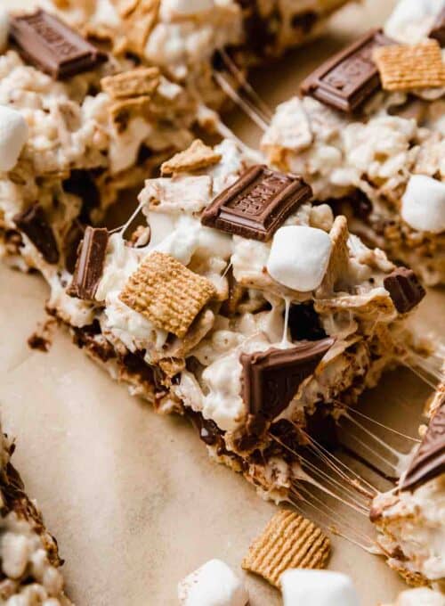 S'more Rice Krispie Treats - Salt & Baker