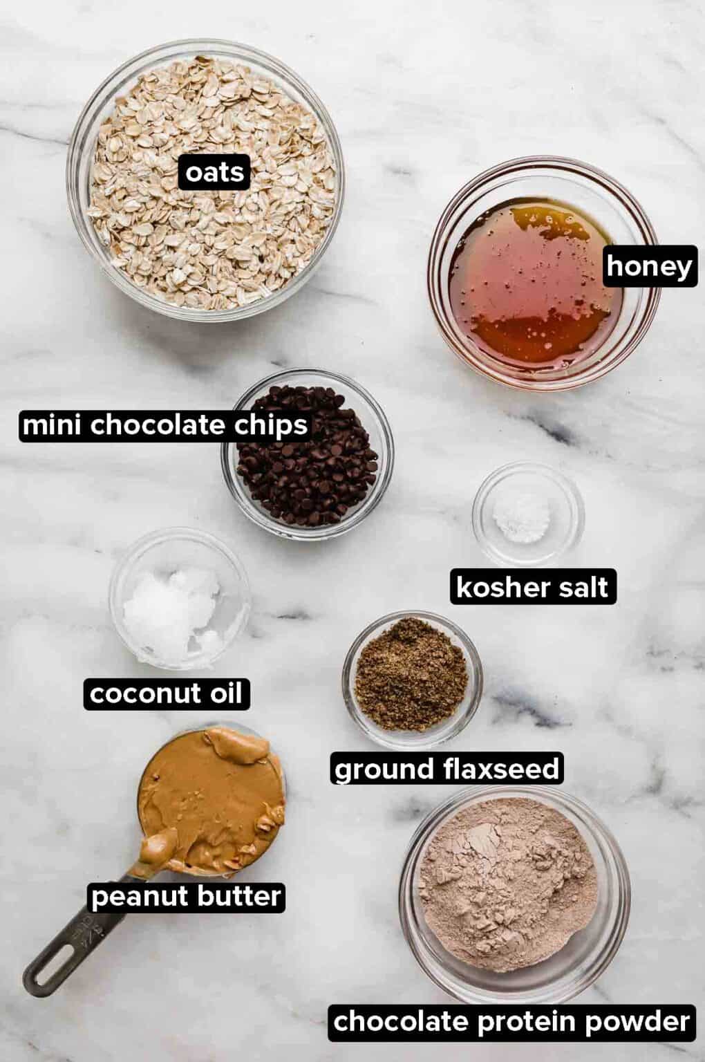 Chocolate Peanut Butter Protein Bars - Salt & Baker