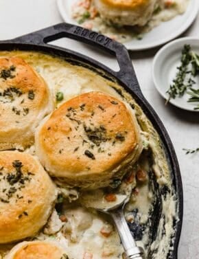 Cast Iron Chicken Pot Pie