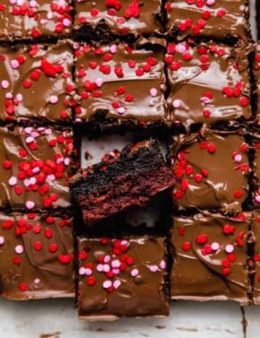 Red Velvet Oreo Truffle Brownies