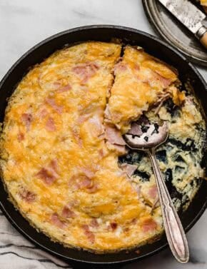 Ham and Cheese Frittata