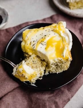 Lemon and Poppy Seed Cake with Whipped Lemon Curd Frosting